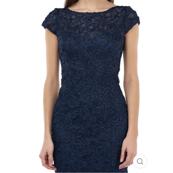 JS Collections Soutache Mermaid Gown NWT - Picture 3 of 12